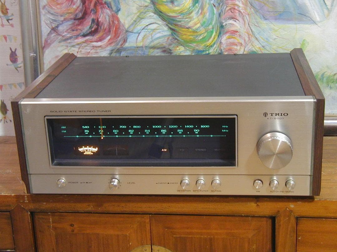 ★TRIO KT-5007 FM/AMチューナー。トリオ　ケンウッド