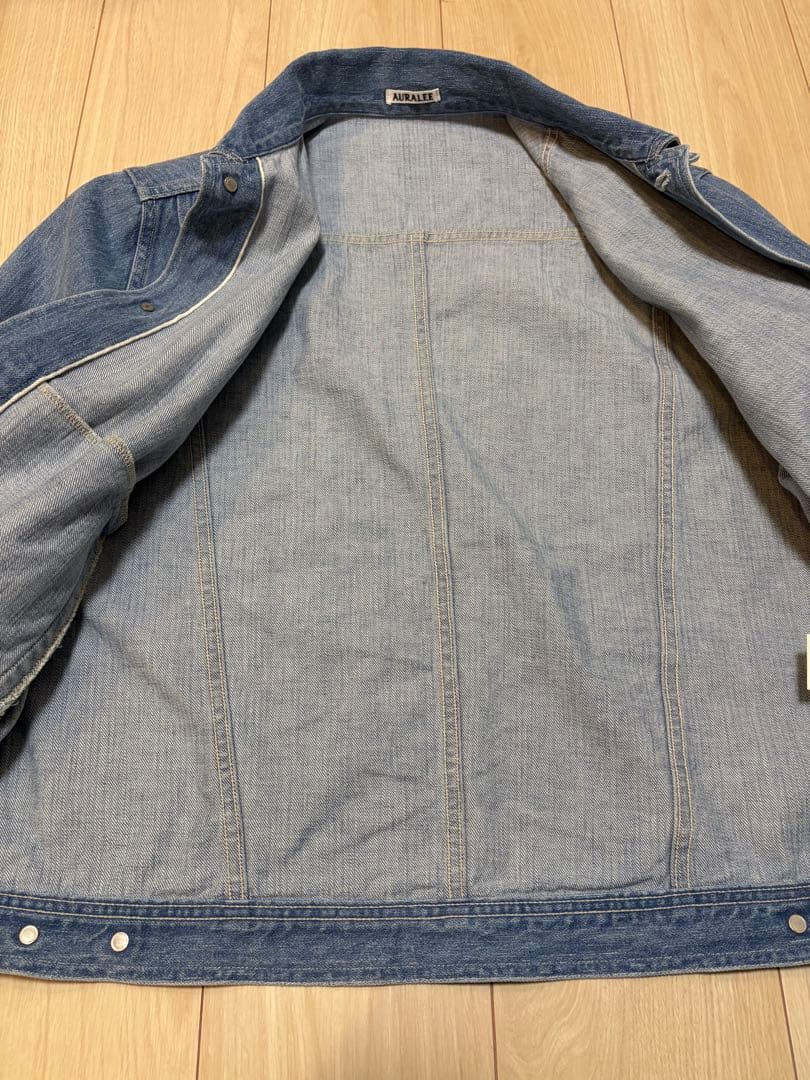 Auralee デニムブルゾン サイズ4 ライトインディゴ