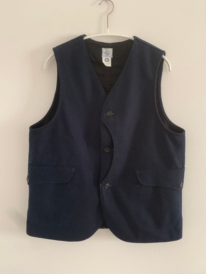 希少 名作 POST OVERALLS  Traveler Vest