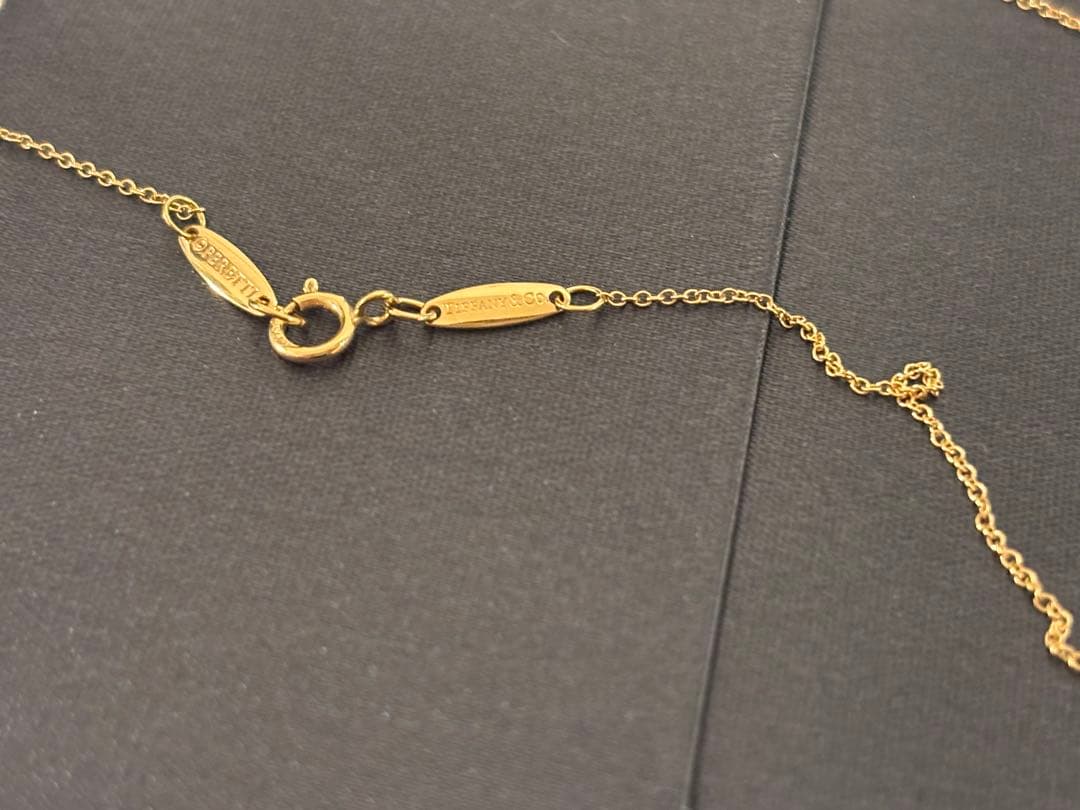 ティファニー エルサ・ペレッティオープン ハート ペンダントローズゴールド7mm