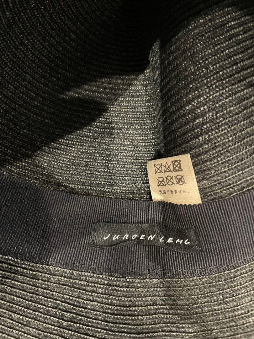 ヨーガンレール　麦わら帽子　黒