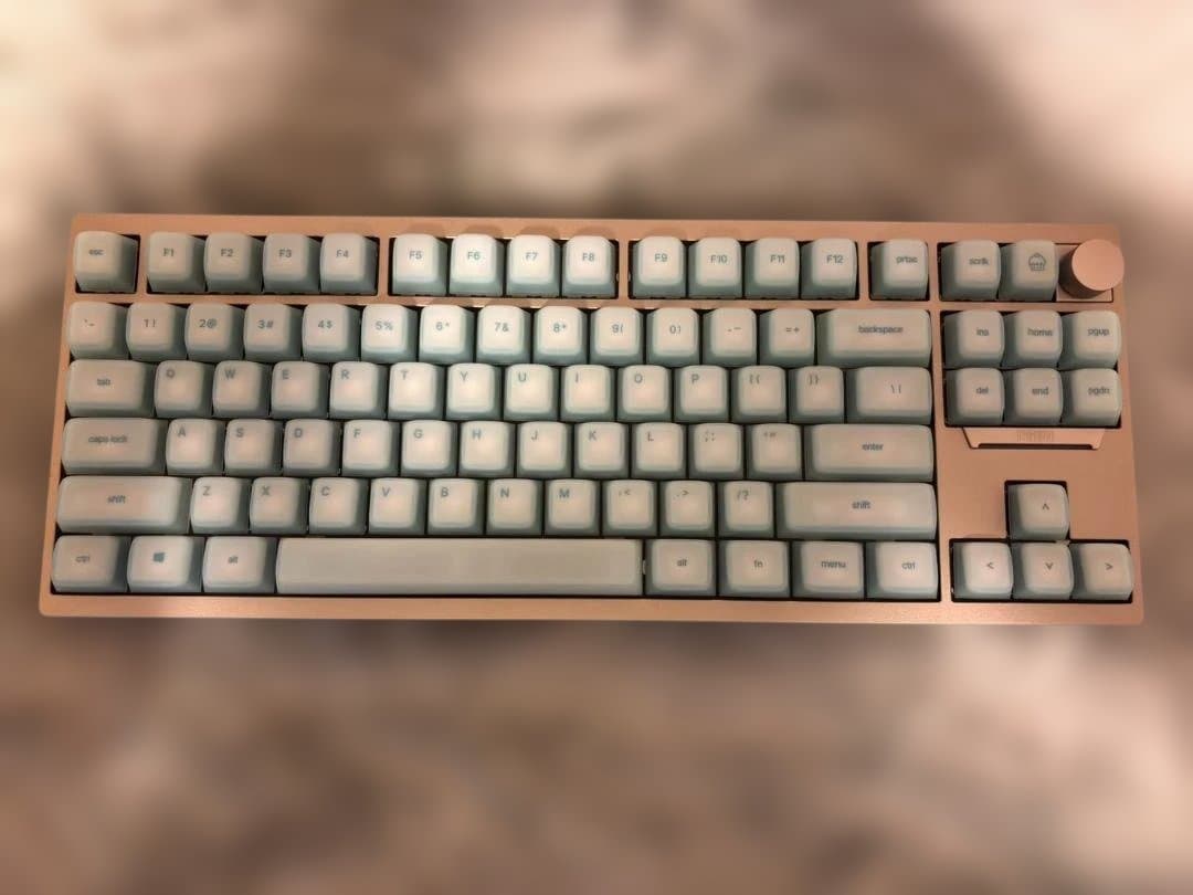 EPOMAKER P87 キーボード＋AegisSil キーキャップ(Blue)