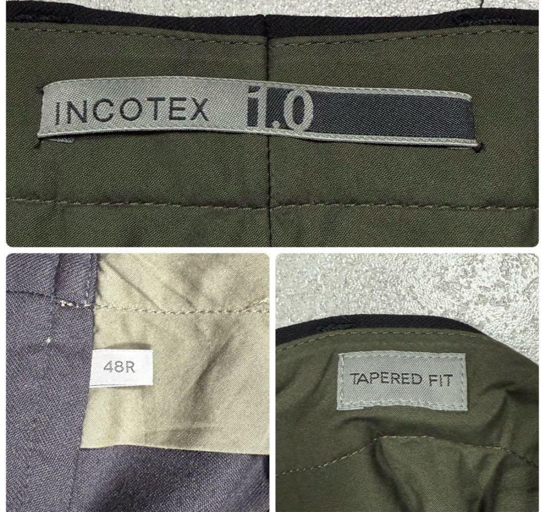 incotex インコテックス秋冬ウール 黒 48 pt torino ブラック