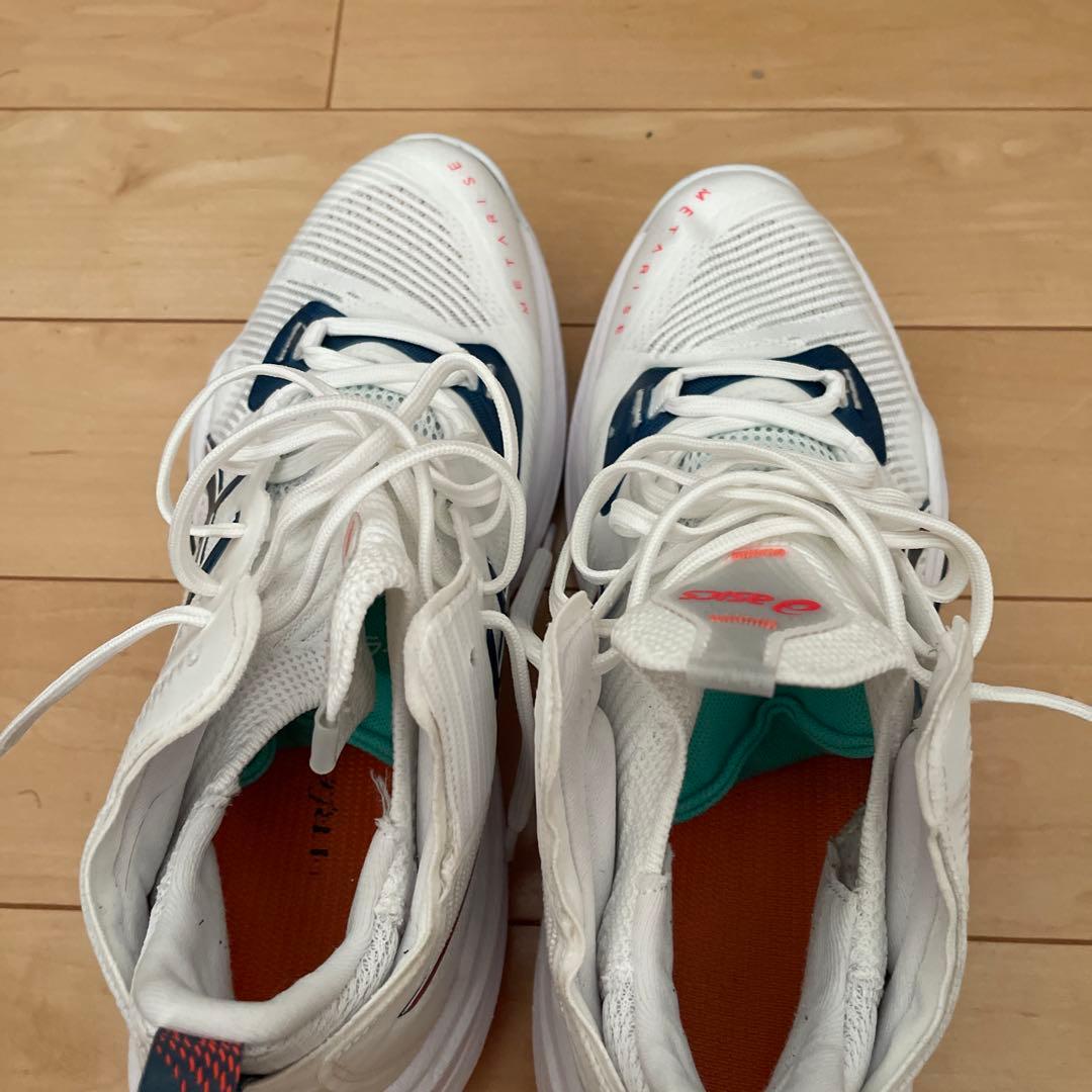 ASICS RISE 2 26.5センチ ホワイト/ネイビー