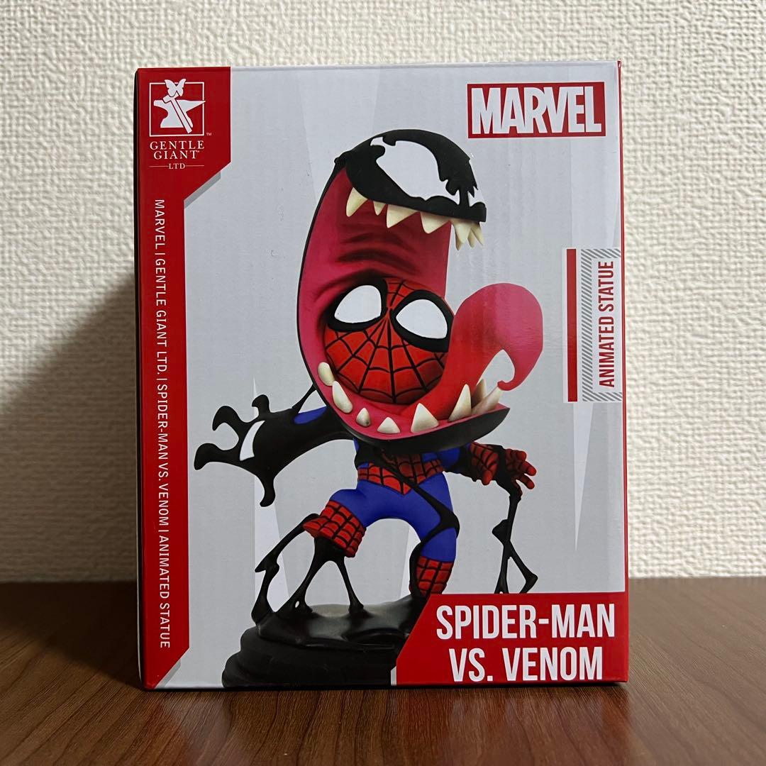 スパイダーマンvsヴェノム　スタチュー　ジェントルジャイアント　スコッティヤング