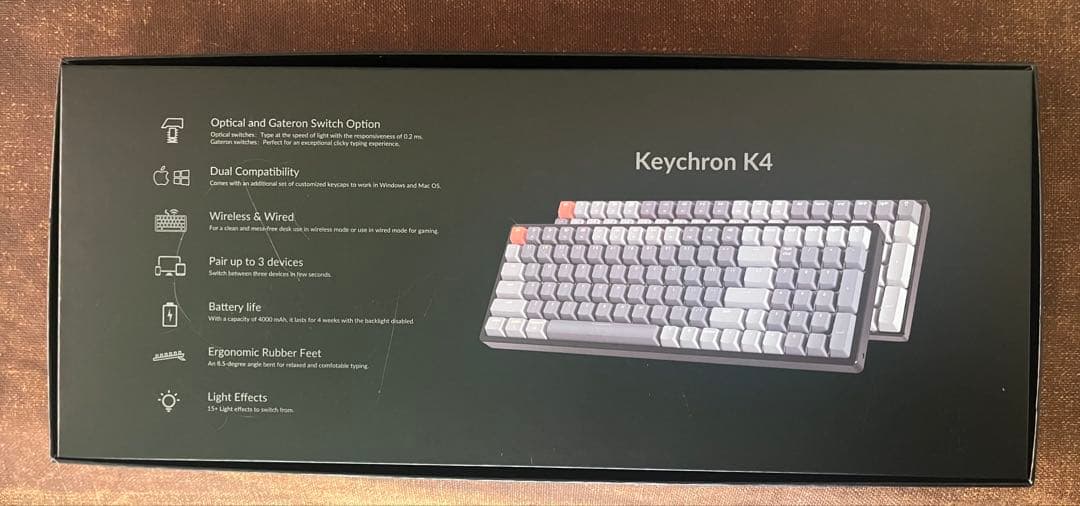 Keychron K4 ワイヤレスメカニカルキーボード