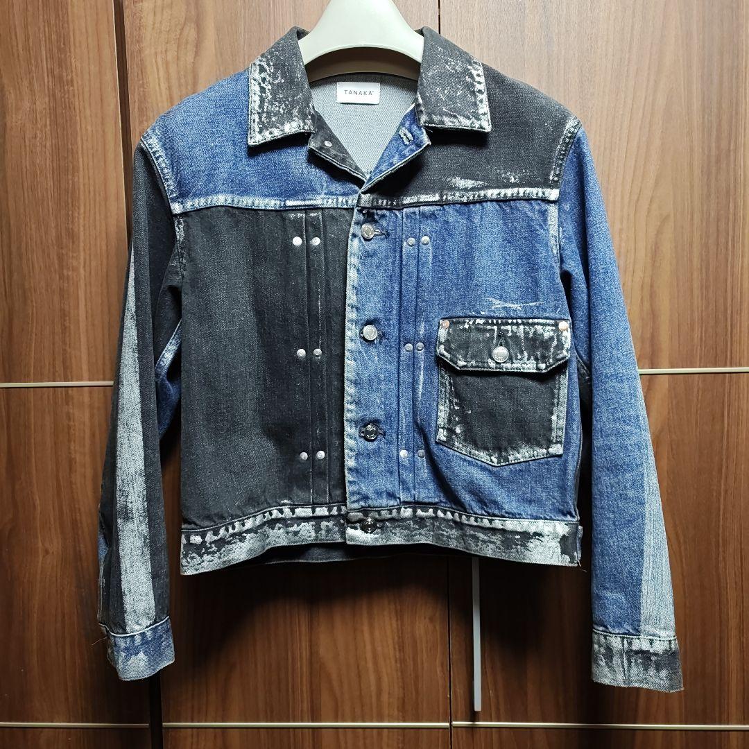 値下げ！TANAKA デニム　ブラック、ブルーデニム XS　新品タグ付き