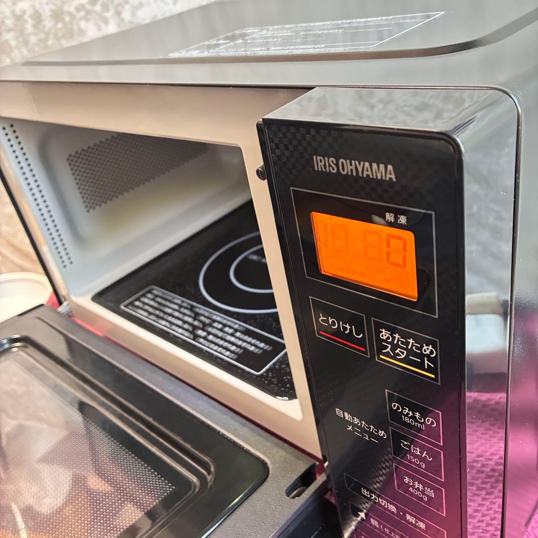 アイリスオーヤマ 電子レンジ IMB-FV1801 2021年 ヘルツフリー