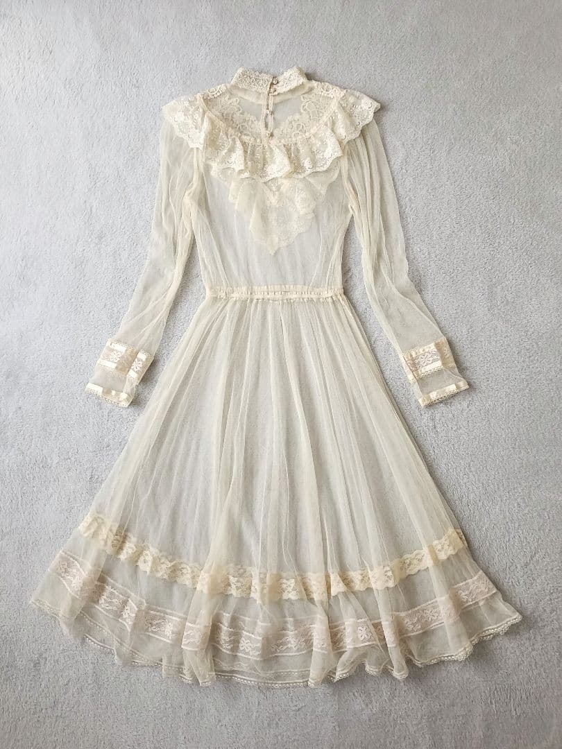 クラシカルドレス ヴィンテージワンピース ヴィクトリア ガニーサックス系