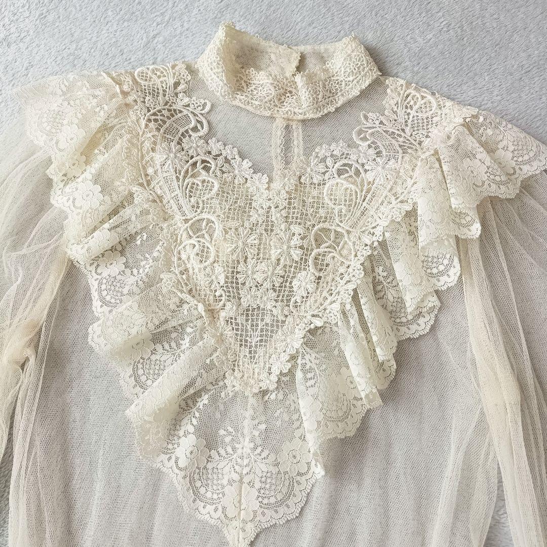 クラシカルドレス ヴィンテージワンピース ヴィクトリア ガニーサックス系