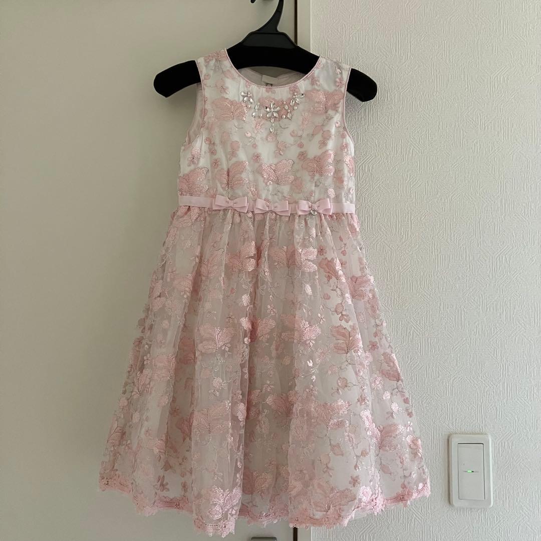 【美品】Mezzo Piano メゾピアノ ドレス 130cm 入学式・卒園式