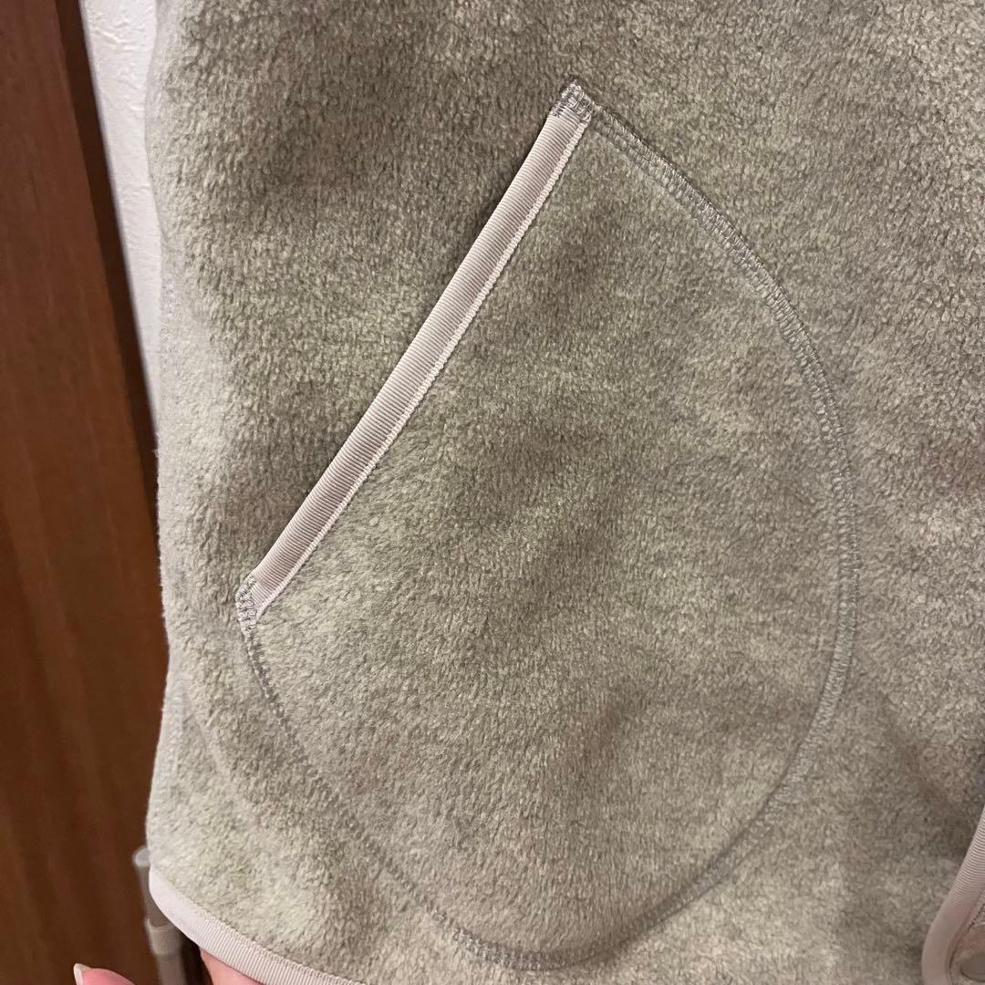 DANTON ショート丈　フリース　カラーレスベスト 38