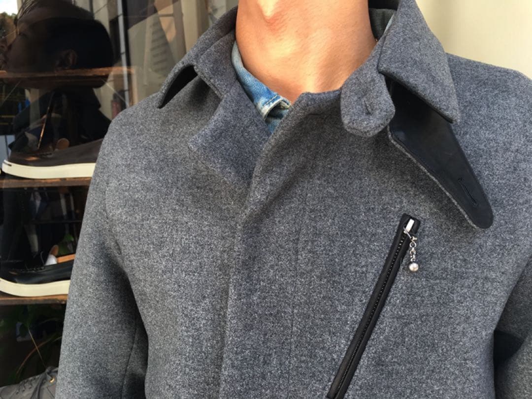 【EGO TRIPPING】STAND-FALL COLLAR COAT