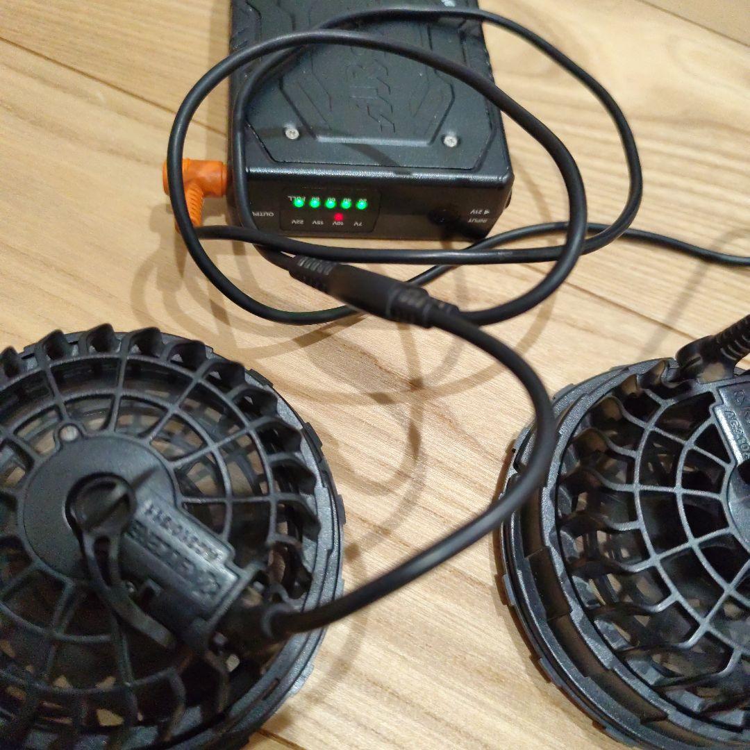 バートル　ファン　バッテリー２セット