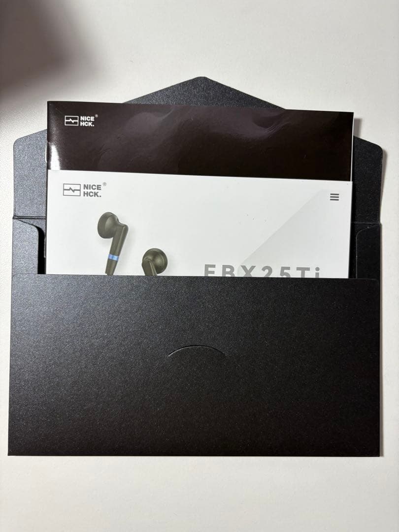 nicehck EBX25Ti 3.5mm 有線イヤホン