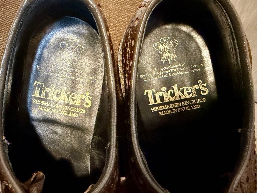 【シューツリー付】Tricker's BOURTON (UK6.5)