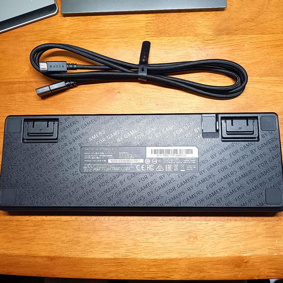 Razer huntsman mini 60%　Logiccol G703h