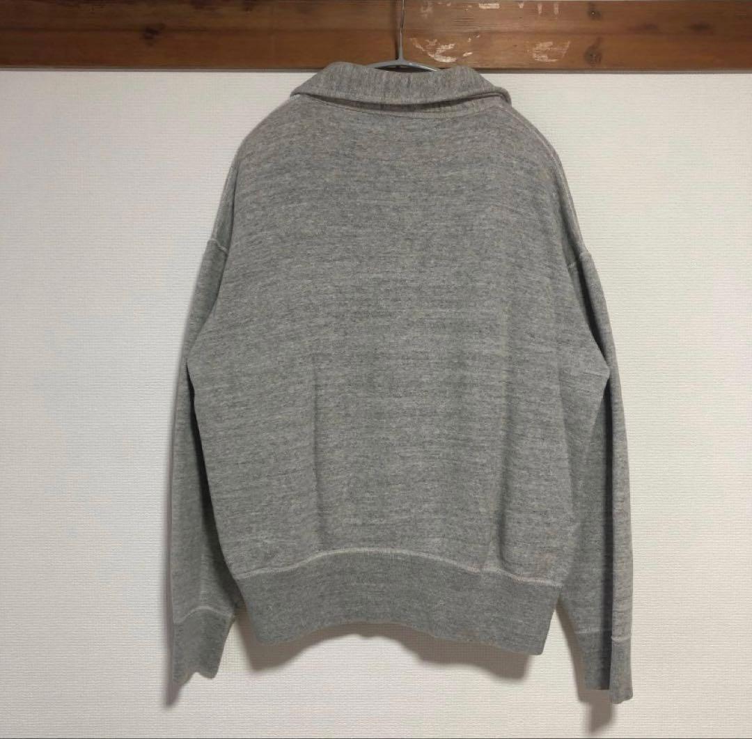 Size【M】butcher products HALF ZIP SWEAT