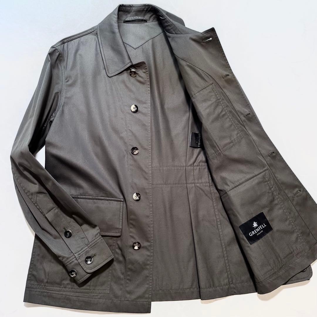 未使用級✨グレンフェル サファリジャケット CARVER 英国名門 オリーブ38