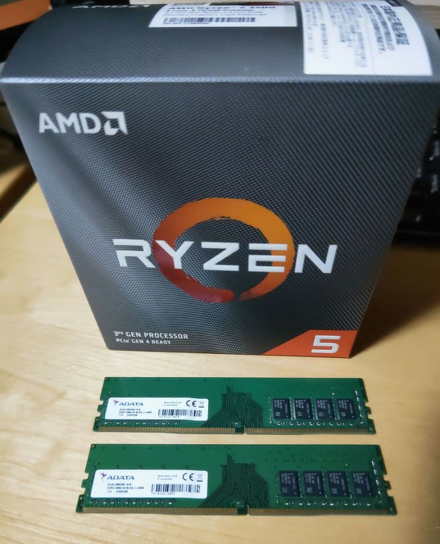 AMD Ryzen 5 3500 ＣＰＵ　DDR4　メモリ　8GB×2