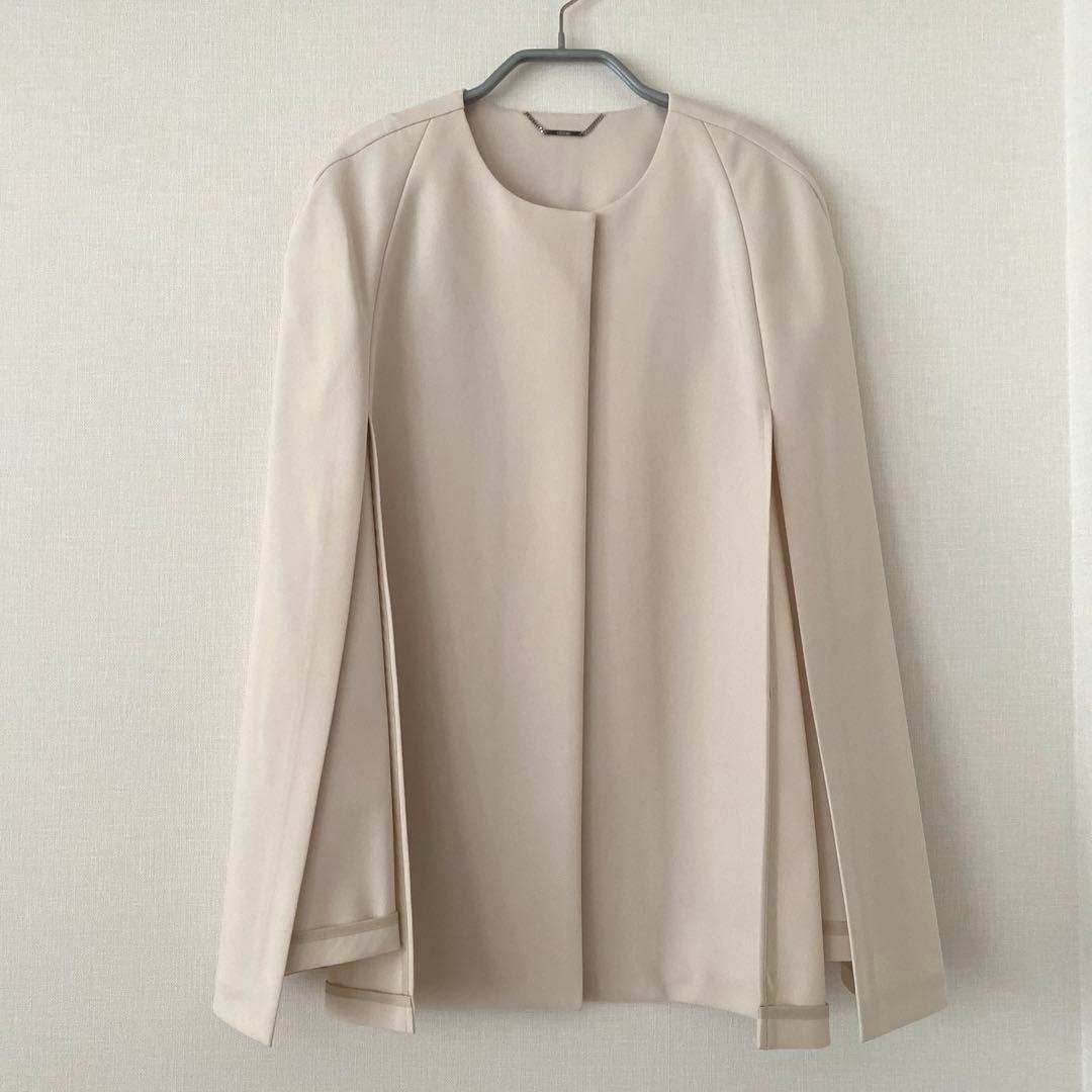 美品CELFORD ノーカラージャケット　ケープ　セレモニー