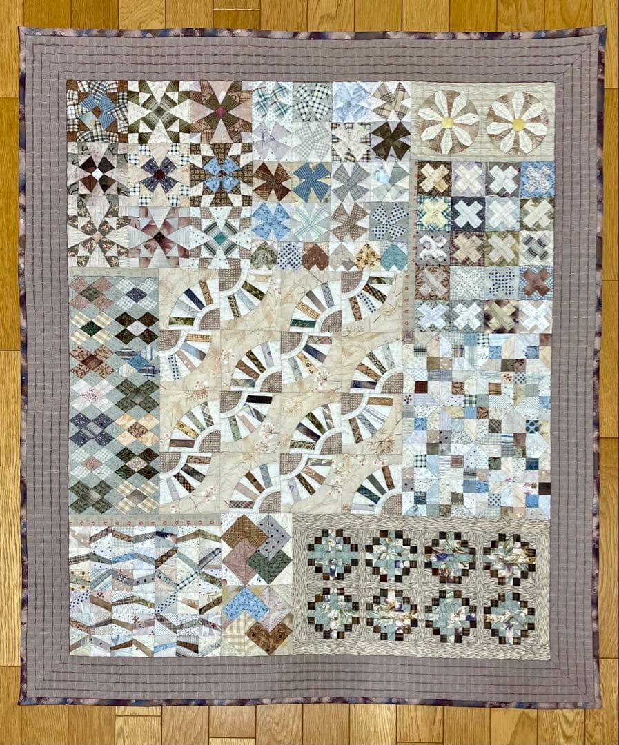 パッチワークキルト タペストリー　サンプラー