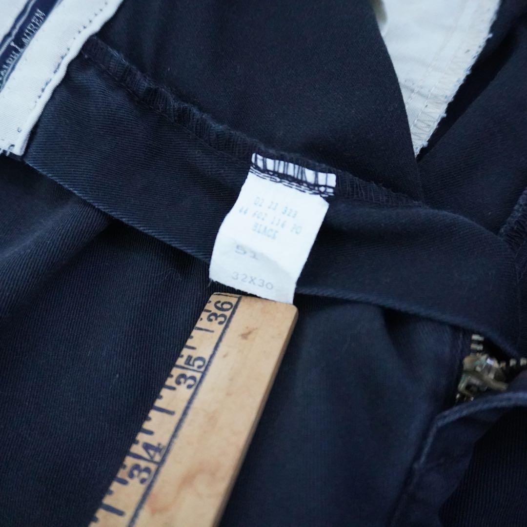 【90s】poloralphlaurenラルフローレン ポロチノブラックw32