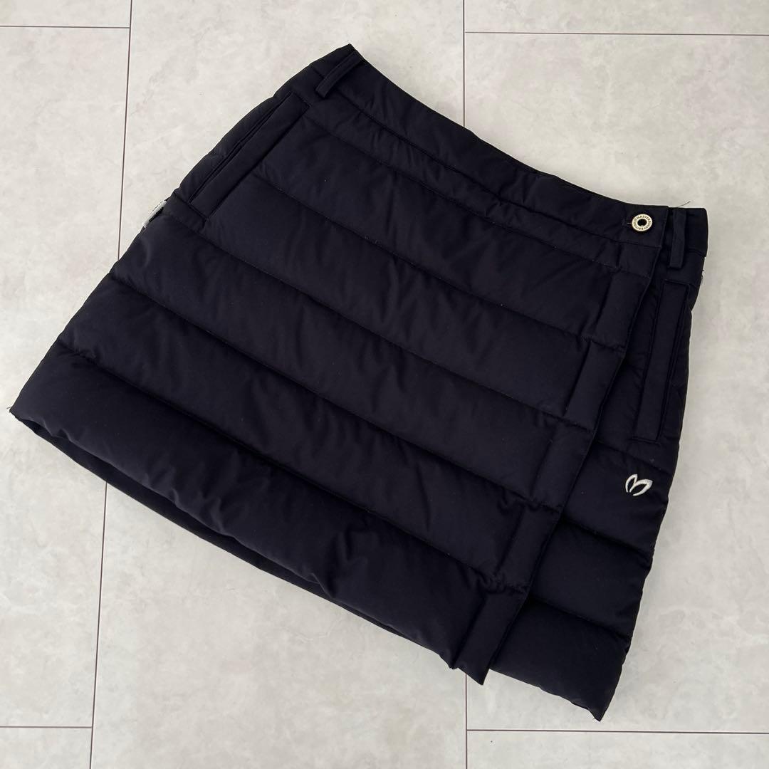 【美品 】マスターバニー★ダウンスカート★紺★サイズ1（M相当）★巻きスカート風