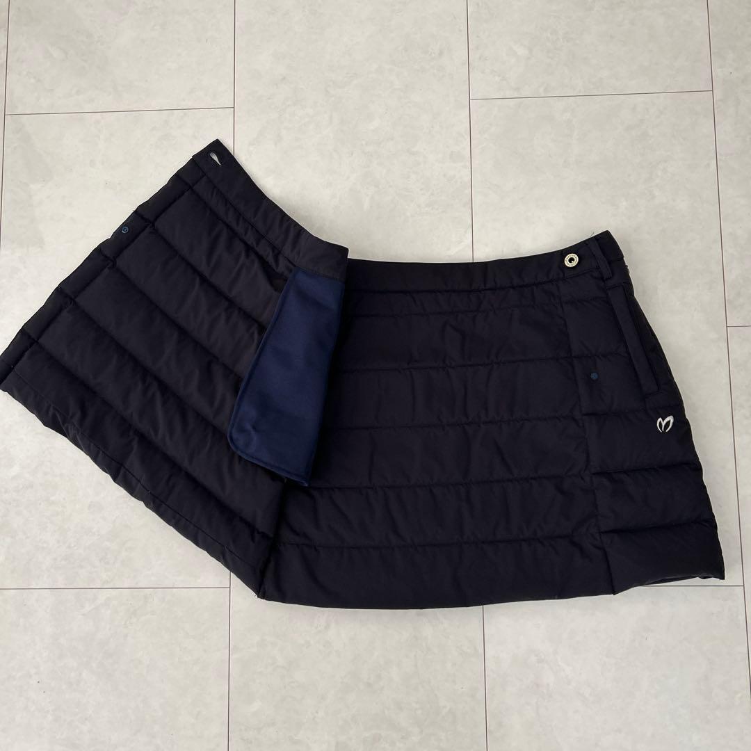 【美品 】マスターバニー★ダウンスカート★紺★サイズ1（M相当）★巻きスカート風