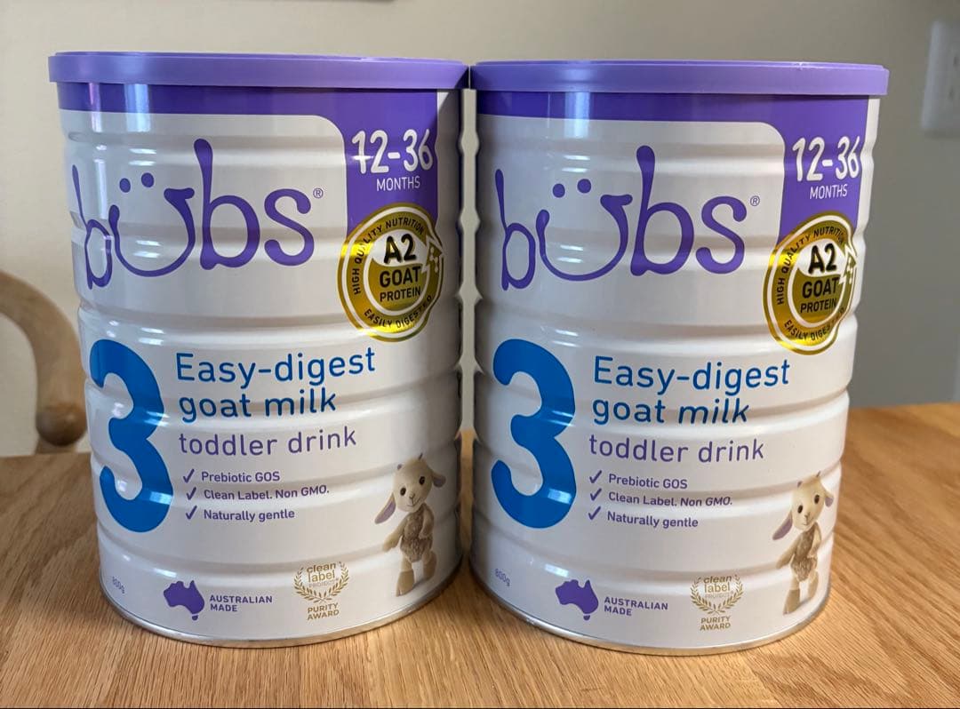 Bubs Organic 粉ミルク