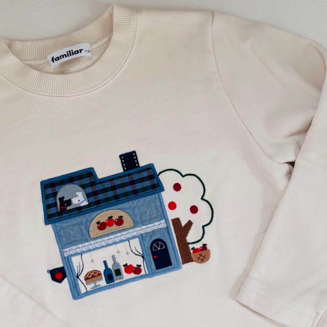 極美品♡ファミリア　トレーナー女の子110cm