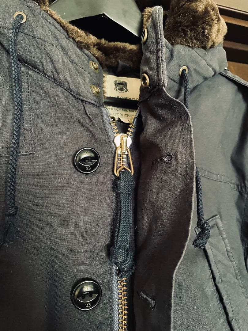 NEIGHBORHOOD ネイバーフッド B-9/C-JACKET ネイビー L