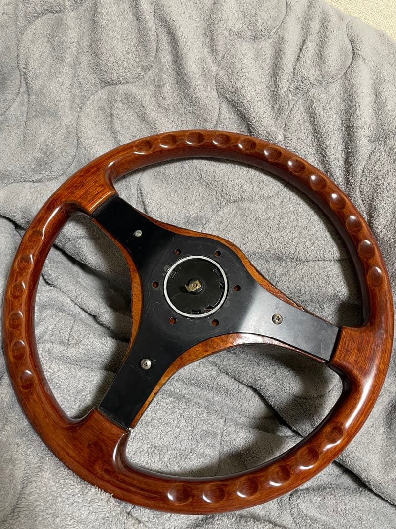 りあ。　ミケロッティ ウッドステアリング