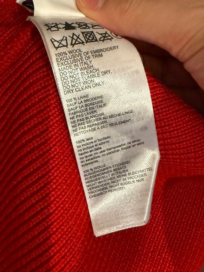   赤 ニット帽 アークティックプログラム男女兼用