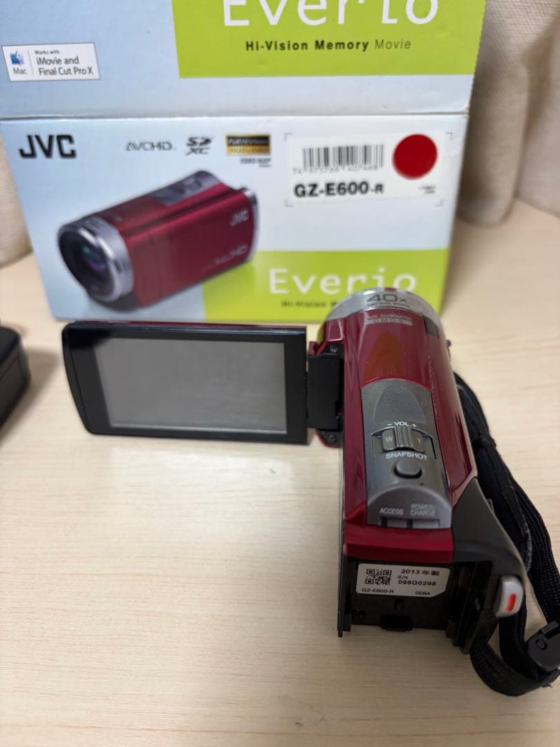動作確認済み　JVC Everio GZ-E600 ビデオカメラ
