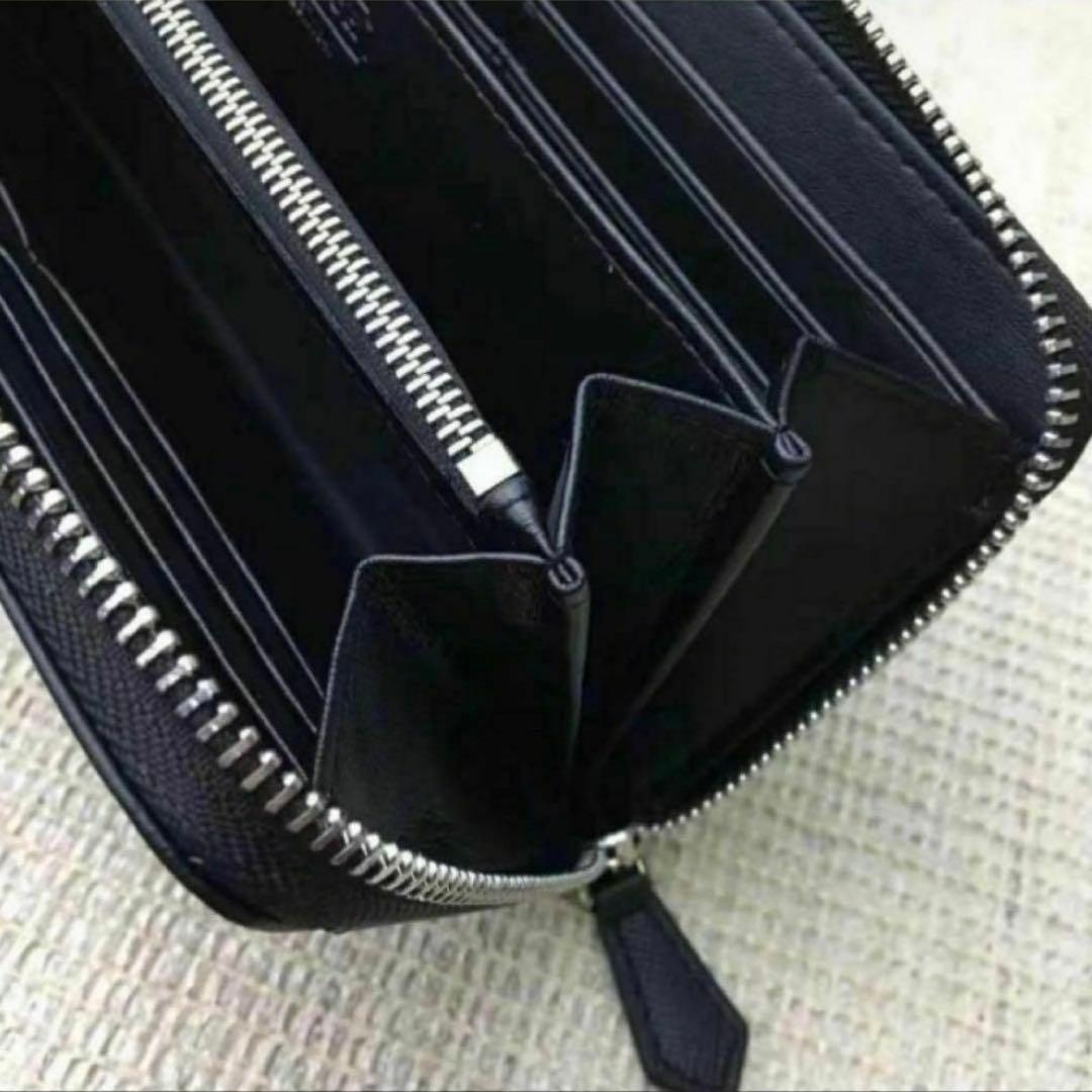 【人気】COACH コーチ 財布 ブラック エンボス加工 オプアート