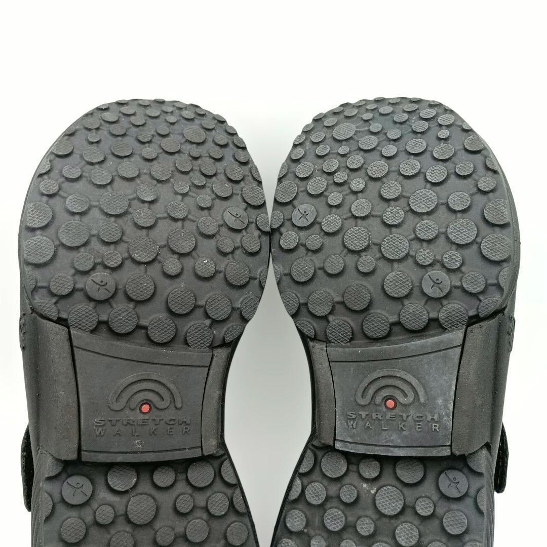 人気モデル【NOSAKA】ストレッチウォーカー アリエル ティーストラップ 黒