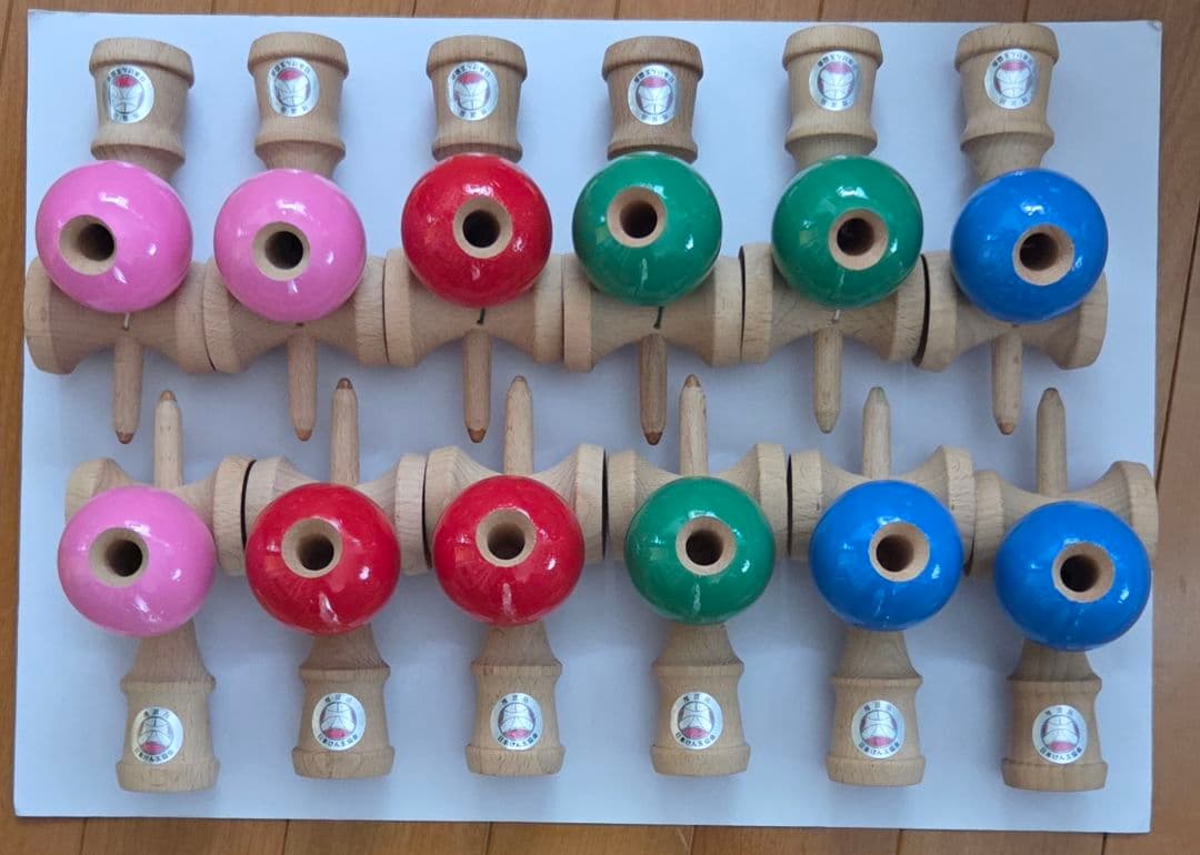 【みくー】小けん玉12本分セット