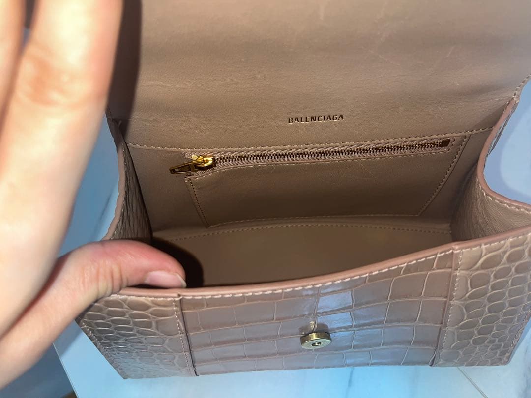 【極美品】BALENCIAGA HOUR GLASS トップハンドル SMALL