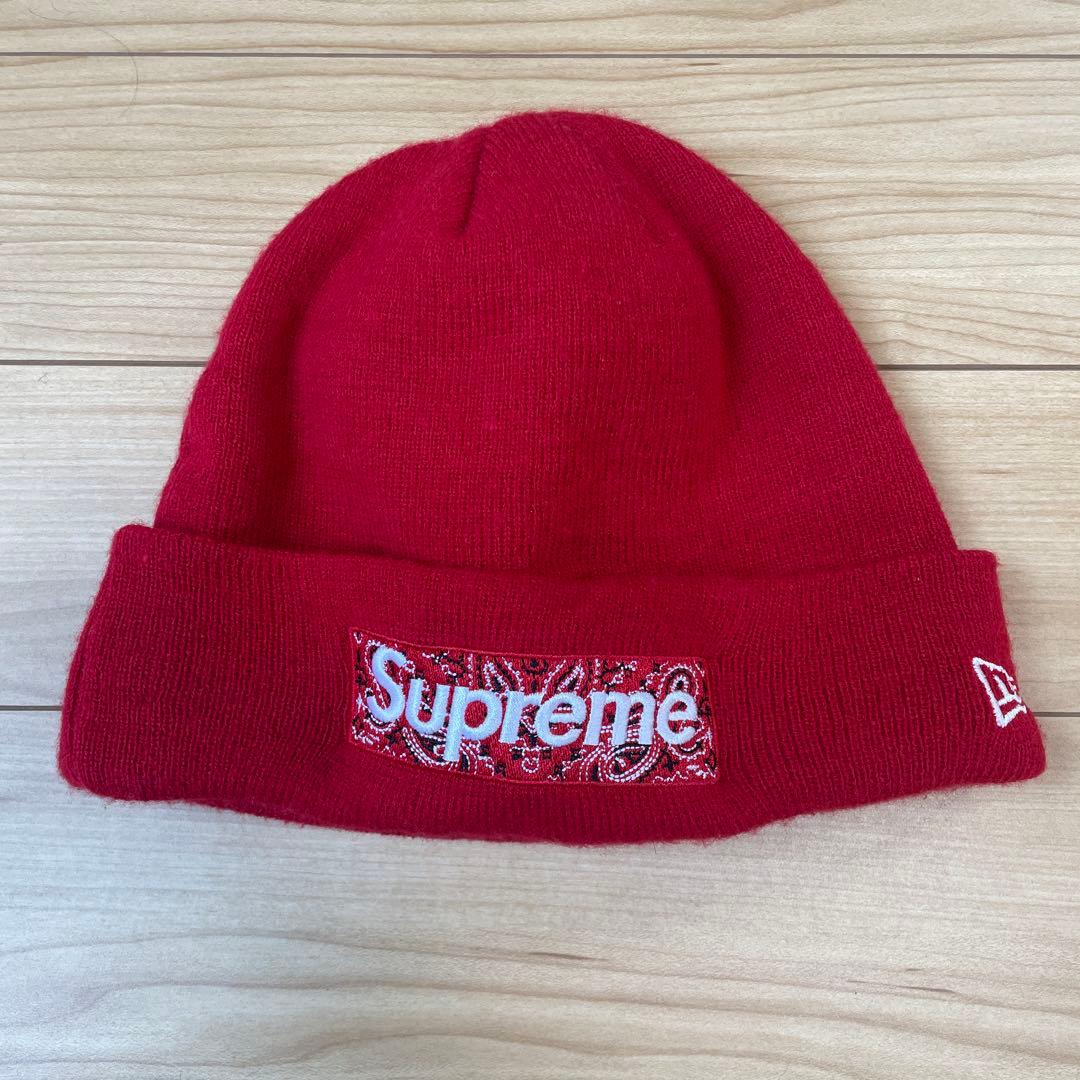 帽子 Supreme 19FW NewEra BoxLogo Beanie