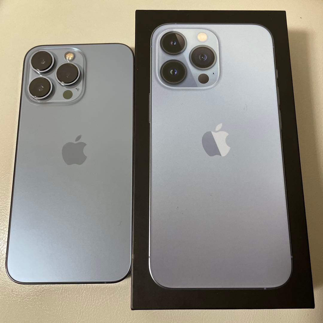 【美品】iPhone13Pro 256GB シエラブルー SIMフリー 77%