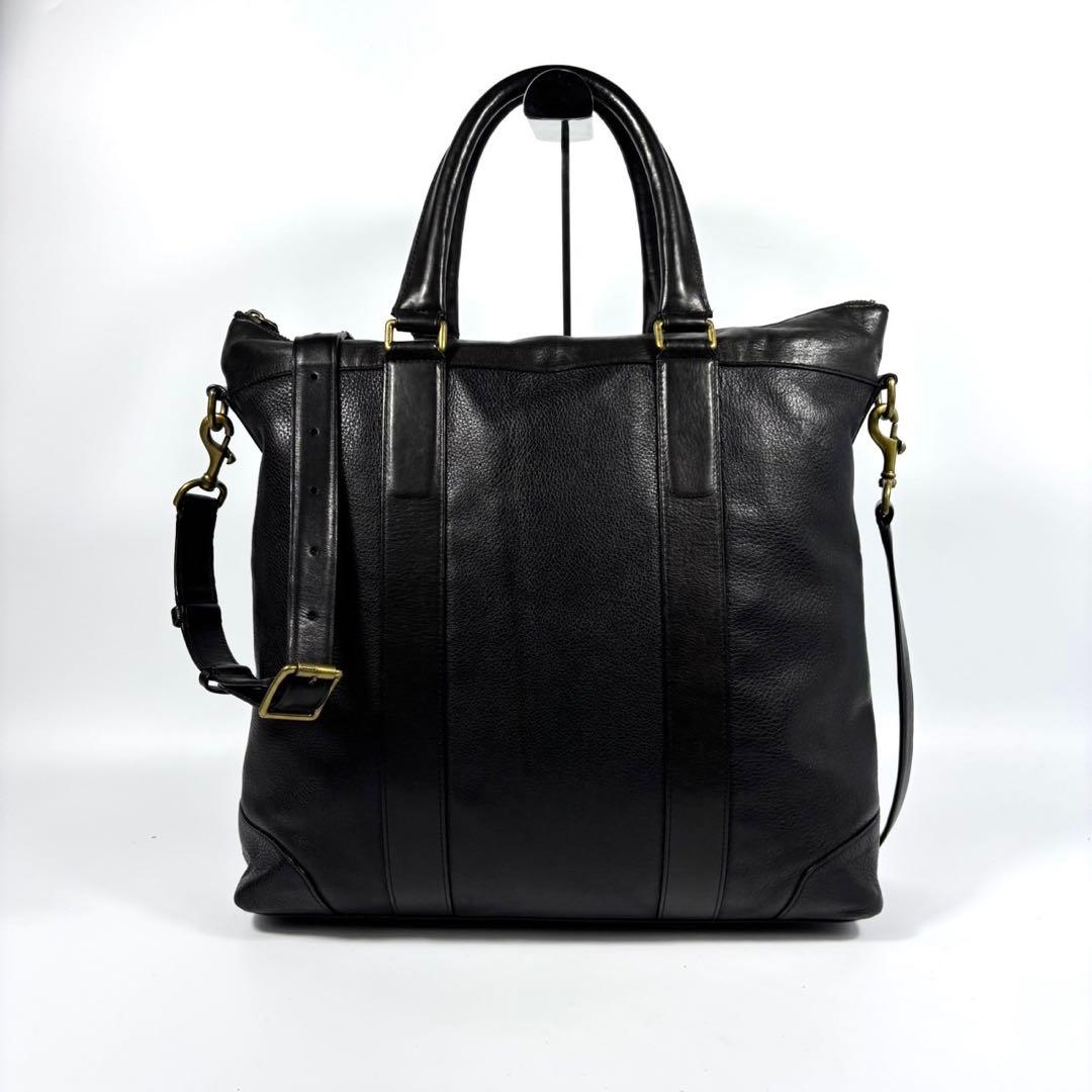 ✨美品✨コーチ ビジネスバッグ クロスビー 2way A4可 本革 ブラック