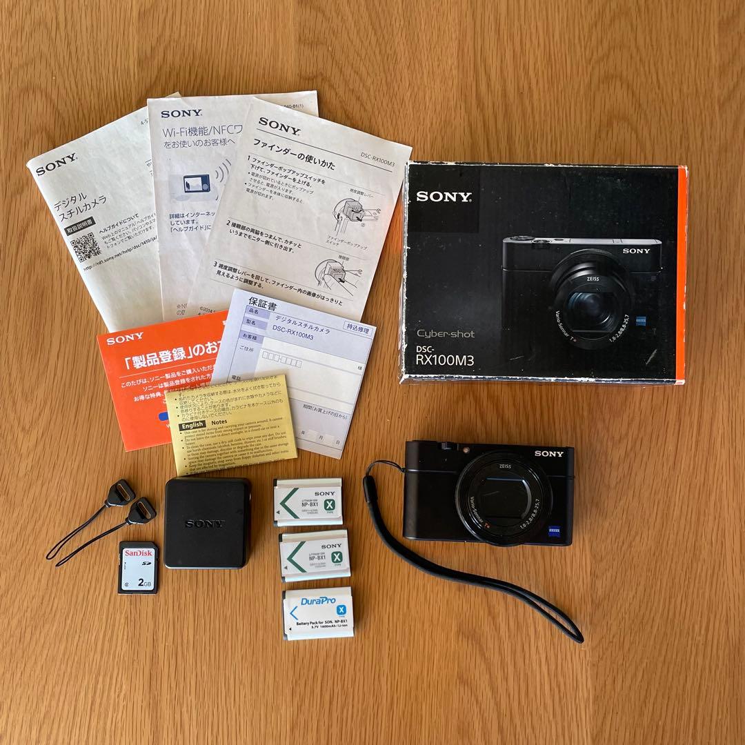 Cyber-shot SONY RX100M3 デジタルカメラ 予備バッテリー付