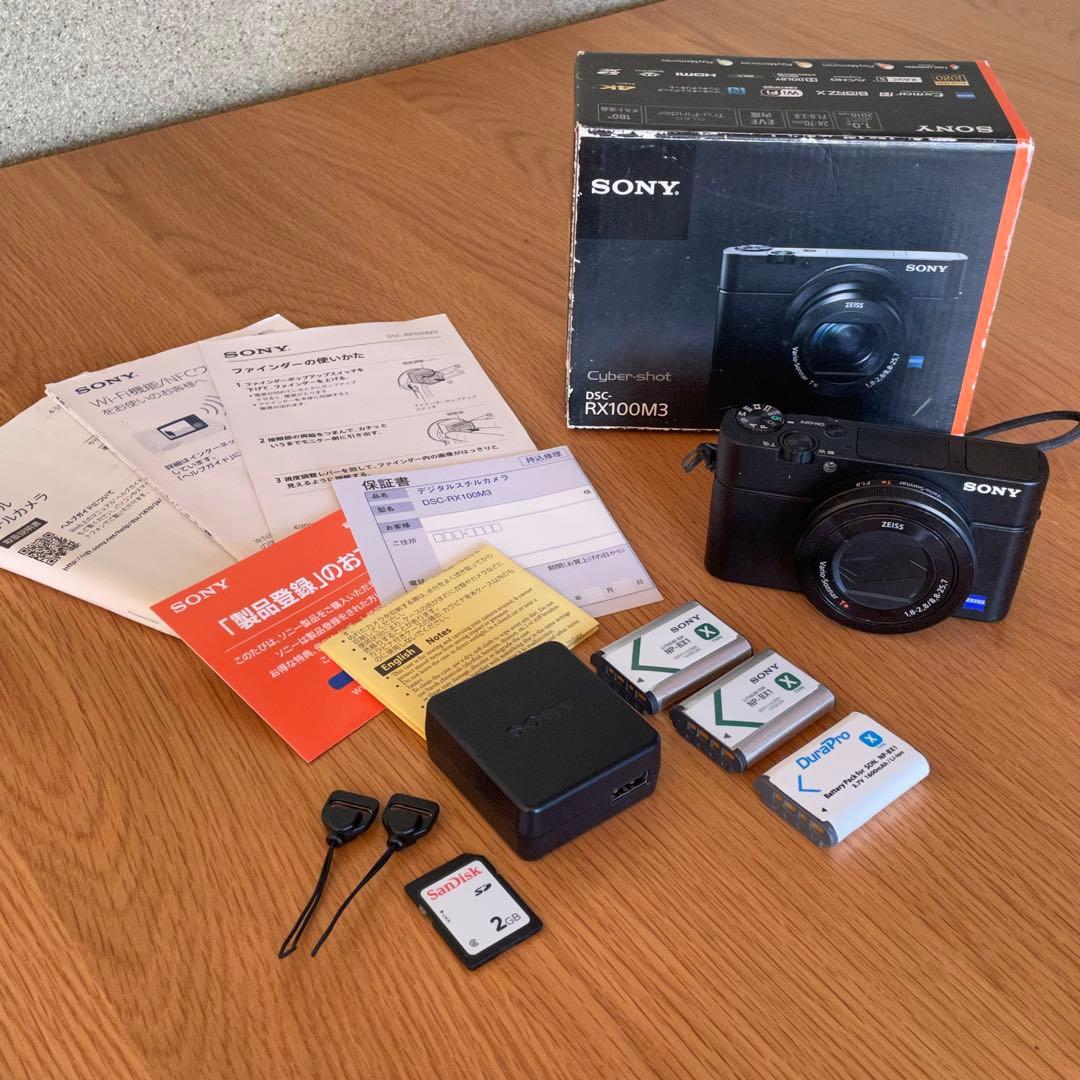 Cyber-shot SONY RX100M3 デジタルカメラ 予備バッテリー付