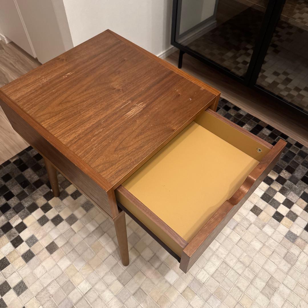 【NOCE】ウォールナットサイドテーブル