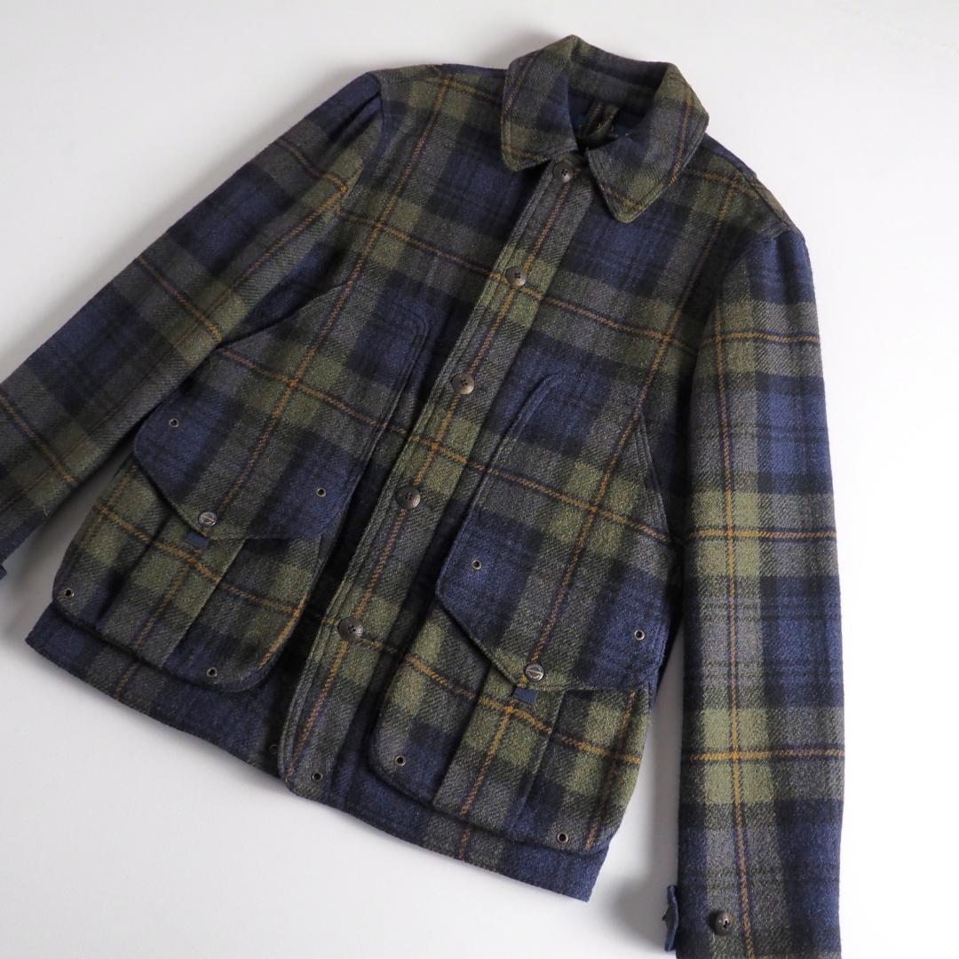 ラルフローレン　ウールジャケット　カバーオール　チェック柄　美品