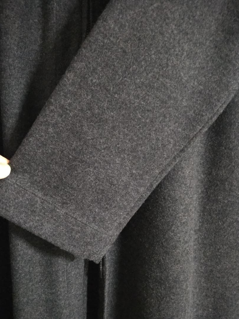 no control air ウールノーカラーコート グレー M ネストローブ