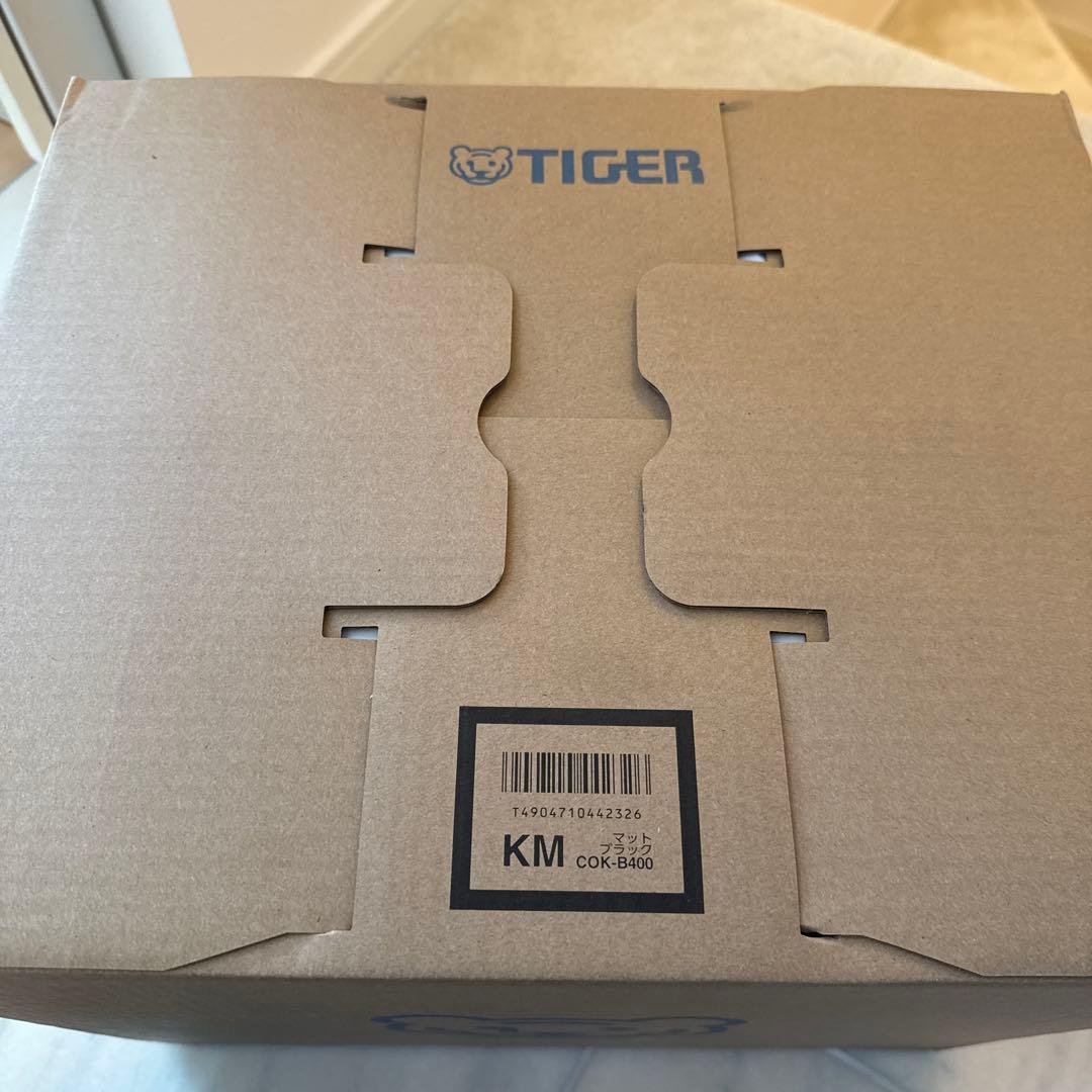 新品TIGER COOKPOT B400KM電気圧力鍋 4.0L マットブラック