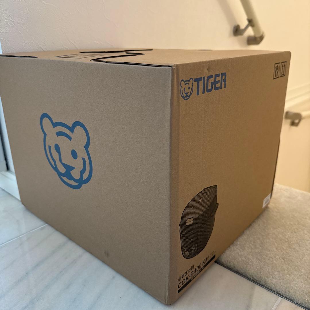 新品TIGER COOKPOT B400KM電気圧力鍋 4.0L マットブラック