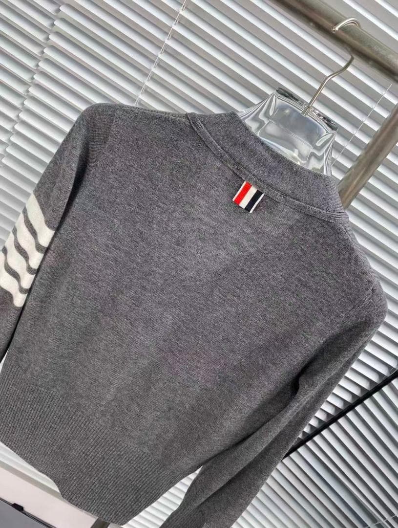 THOM BROWNE グレー カーディガン